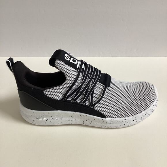 adidas Lite Racer Adapt 7.0 Men\'s Running Shoes Size 7 Black & White NEW